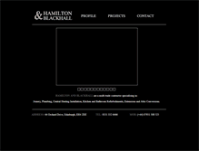 Tablet Screenshot of hamiltonandblackhall.co.uk